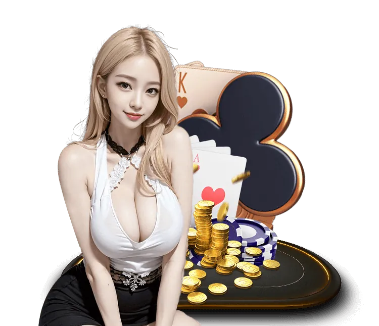 Hình ảnh sòng bài casino trực tuyến với người chia bài trên 123win.com